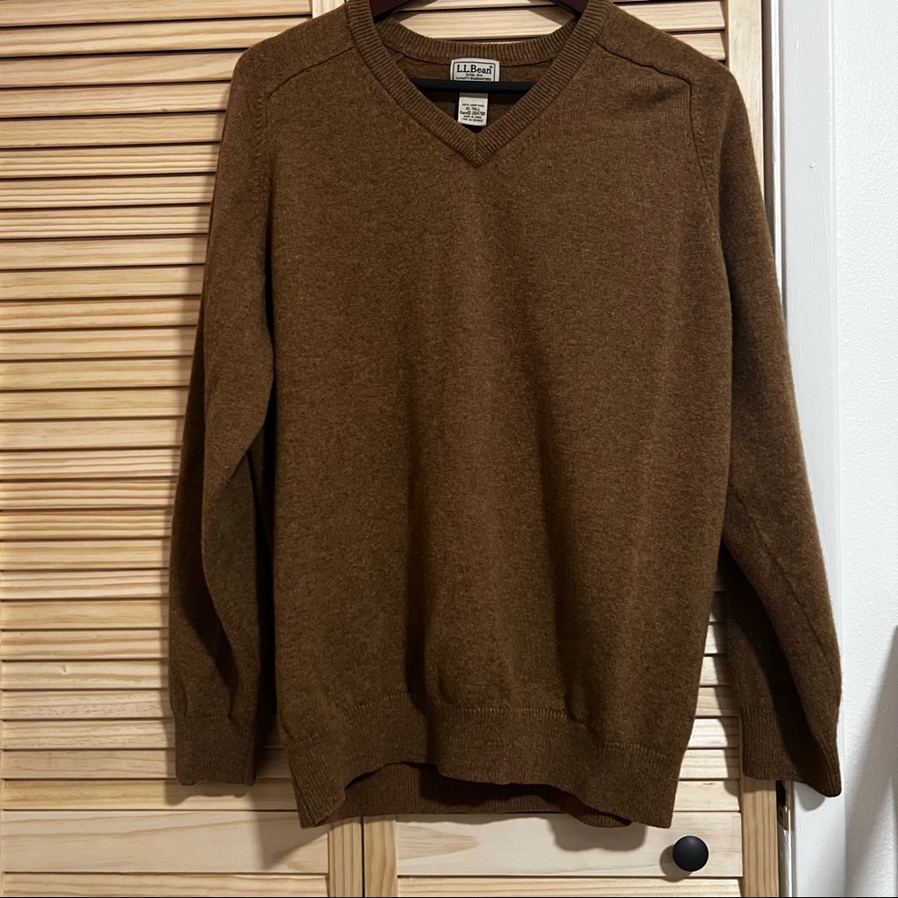 L.L. Bean 100% Lambswool Sweater